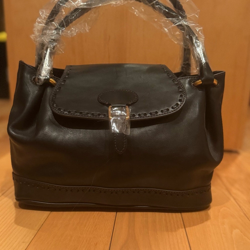 HTF Dooney & Bourke Florentine Flap Satchel $498
